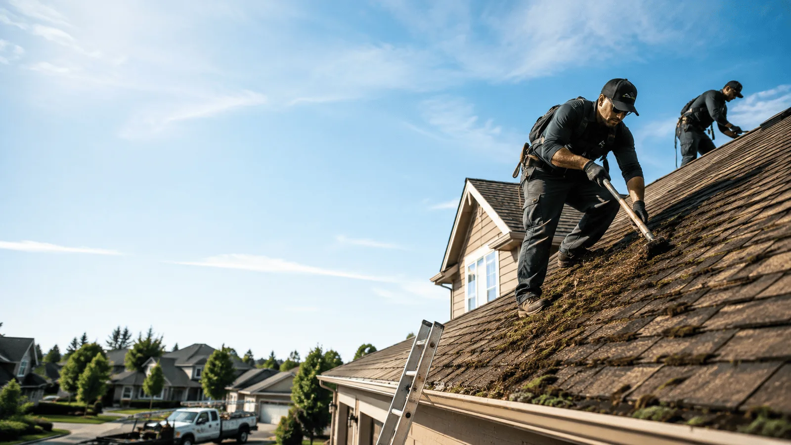 Roof Moss Removal in Mather, CA near me